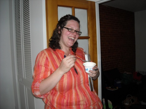 Liz and yogurt